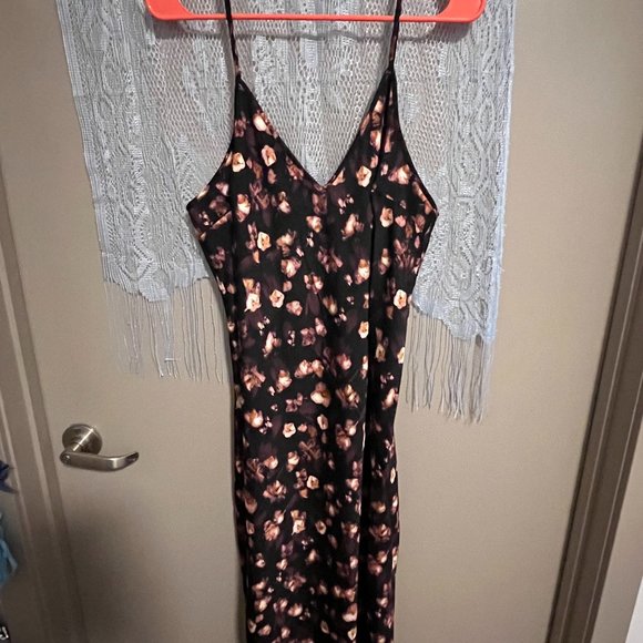 Maxi Floral Dress, a new day, Large, Spaghetti strap - Picture 1 of 3